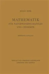 Book cover of Mathematik für Naturwissenschaftler und Chemiker (7th ed.) by Unknown