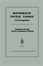 Book cover of Mathematik, Physik · Chemie und Grenzgebiete by Unknown