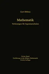 Book cover of Mathematik. Vorlesungen für Ingenieurschulen (2nd ed.) by Unknown