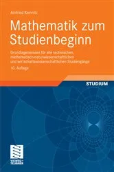 Book cover of Mathematik zum Studienbeginn (10th ed.) by Unknown