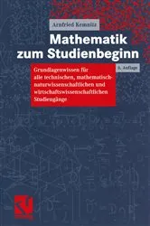 Book cover of Mathematik zum Studienbeginn (6th ed.) by Unknown