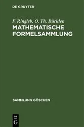 Book cover of Mathematische Formelsammlung (6th ed.) by Unknown