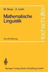 Book cover of Mathematische Linguistik by Unknown