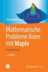 Book cover of Mathematische Probleme lösen mit Maple (5th ed.) by Thomas Westermann