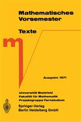 Book cover of Mathematisches Vorsemester (2nd ed.) by G. Richter