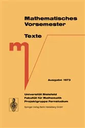 Book cover of Mathematisches Vorsemester (4th ed.) by K.P. Grotemeyer