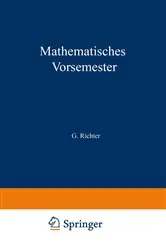 Book cover of Mathematisches Vorsemester (5th ed.) by G. Richter