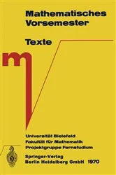 Book cover of Mathematisches Vorsemester by Unknown