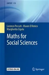 Book cover of Maths for Social Sciences by Unknown