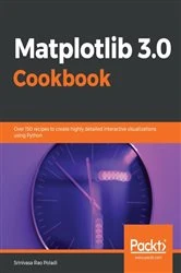 Book cover of Matplotlib 3.0 Cookbook by Srinivasa Rao Poladi