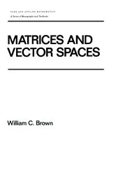 Book cover of Matrices and Vector SPates by Unknown