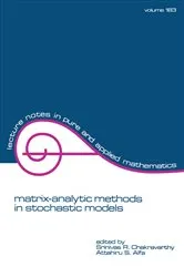 Book cover of Matrix-Analytic Methods in Stochastic Models by S. Chakravarthy