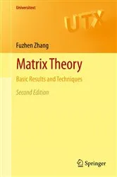 Book cover of Matrix Theory (2nd ed.) by Fuzhen Zhang