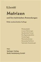 Book cover of Matrizen (3rd ed.) by Rudolf Zurmühl