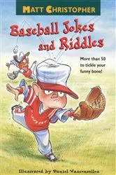 Book cover of Matt Christopher's Baseball Jokes and Riddles by Matt Christopher