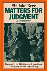 Book cover of Matters for Judgment: An Autobiography by NA NA