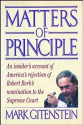 Book cover of Matters of Principle by Unknown