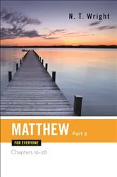 Book cover of Matthew for Everyone, Part 2 by N. T. Wright