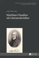 Book cover of Matthias Claudius als Literaturkritiker by Hans-Albrecht Koch