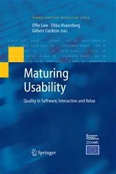 Book cover of Maturing Usability by Effie Lai-Chong Law