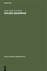 Book cover of Maung grammar by Arthur Capell