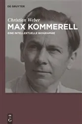 Book cover of Max Kommerell by Christian Weber