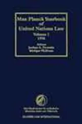 Book cover of Max Planck yearbook of United Nations law. Volume 3, 1999 by J.A. Frowein