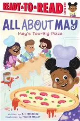 Book cover of May's Too-Big Pizza by A. T. Woehling
