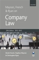 Book cover of Mayson, French & Ryan on Company Law (29th ed.) by Unknown