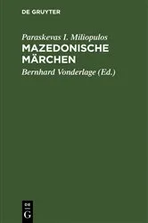 Book cover of Mazedonische Märchen by Paraskevas I. Miliopulos