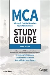 Book cover of MCA Microsoft Certified Associate Azure Administrator Study Guide by Rithin Skaria