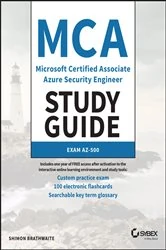 Book cover of MCA Microsoft Certified Associate Azure Security Engineer Study Guide by Shimon Brathwaite