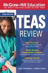 Book cover of McGraw-Hill Education TEAS Review, Third Edition (3rd ed.) by Cara Cantarella