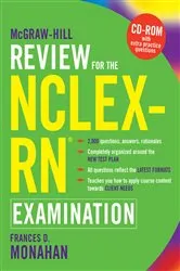 Book cover of McGraw-Hill Review for the NCLEX-RN Examination by Frances D. Monahan