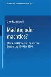 Book cover of Mächtig oder machtlos? by Uwe Kranenpohl