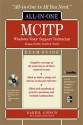 Book cover of MCITP Windows Vista Support Technician All-in-One Exam Guide (Exam 70-620, 70-622, & 70-623) by Darril Gibson