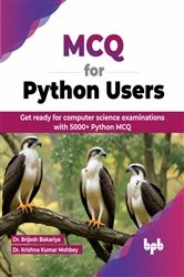 Book cover of MCQ for Python Users by Brijesh Bakariya