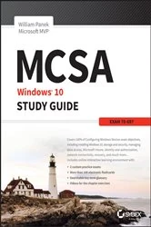 Book cover of MCSA Microsoft Windows 10 Study Guide by William Panek