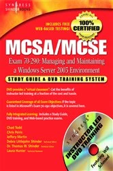 Book cover of MCSA/MCSE Managing and Maintaining a Windows Server 2003 Environment (Exam 70-290) by Syngress