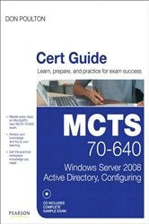Book cover of MCTS 70-640 Cert Guide by Don Poulton