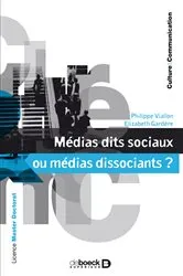 Book cover of Médias dits sociaux ou médias dissociants ? by Unknown