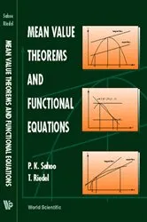 Book cover of Mean Value Theorems And Functional Equations by Thomas Riedel