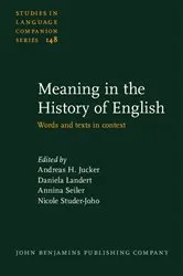 Book cover of Meaning in the History of English by Unknown
