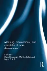 Book cover of Meaning, measurement, and correlates of moral development by Unknown
