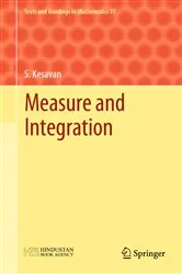 Book cover of Measure and Integration by S. Kesavan