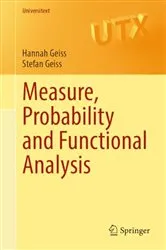 Book cover of Measure, Probability and Functional Analysis by Unknown