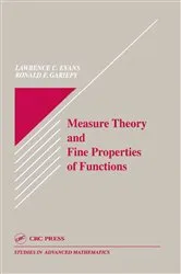 Book cover of Measure Theory and Fine Properties of Functions by LawrenceCraig Evans