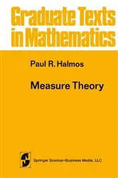Book cover of Measure Theory by Paul R. Halmos