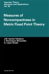 Book cover of Measures of Noncompactness in Metric Fixed Point Theory by J.M. Ayerbe Toledano