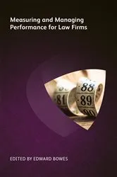 Book cover of Measuring and Managing Performance for Law Firms by Tony Brown